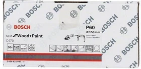 Bosch Professional C470 Best for Wood and Paint Schleifblatt K240, 125mm, 5 Stück