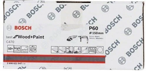 Bosch Professional C470 Best for Wood and Paint Schleifblatt K240, 125mm, 5 Stück