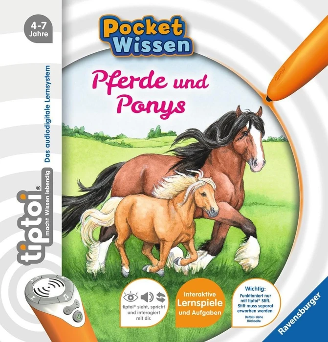 Ravensburger tiptoi Buch: Pocket Wissen: Pferde und Ponys