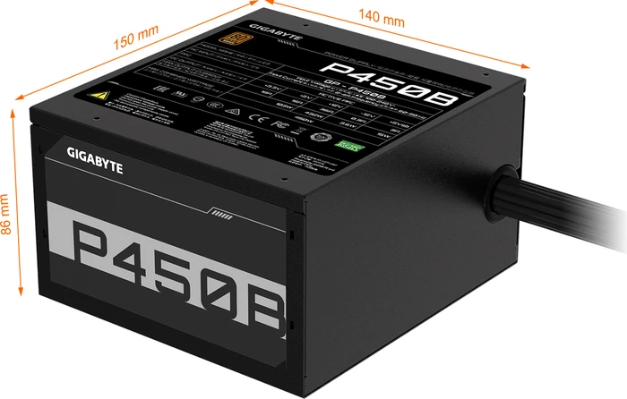 GIGABYTE P450B 450W, ATX 2.31
