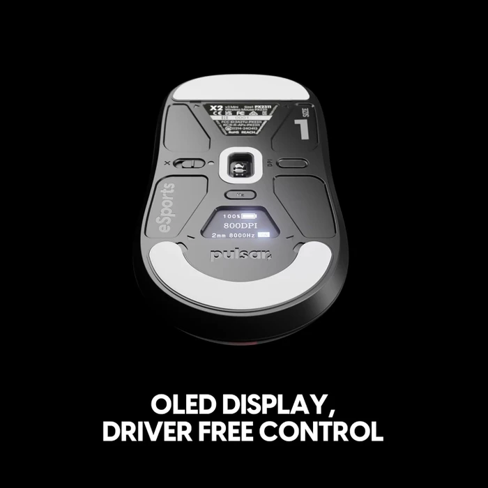 Pulsar Gaming Gears X2 v3 eS Mini Wireless schwarz, USB