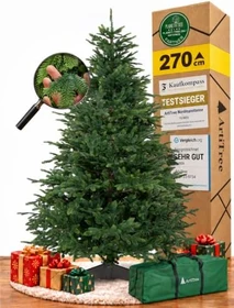 ArtiTree Künstlicher Weihnachtsbaum Fichte 100% Spritzguss, 270cm