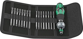 Wera Kraftform Kompakt 60 RA Bitset, 17-tlg.