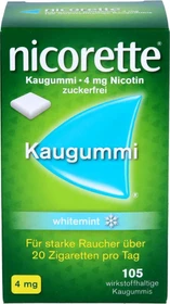Johnson & Johnson Nicorette Whitemint 4mg Kaugummis, 105 Stück