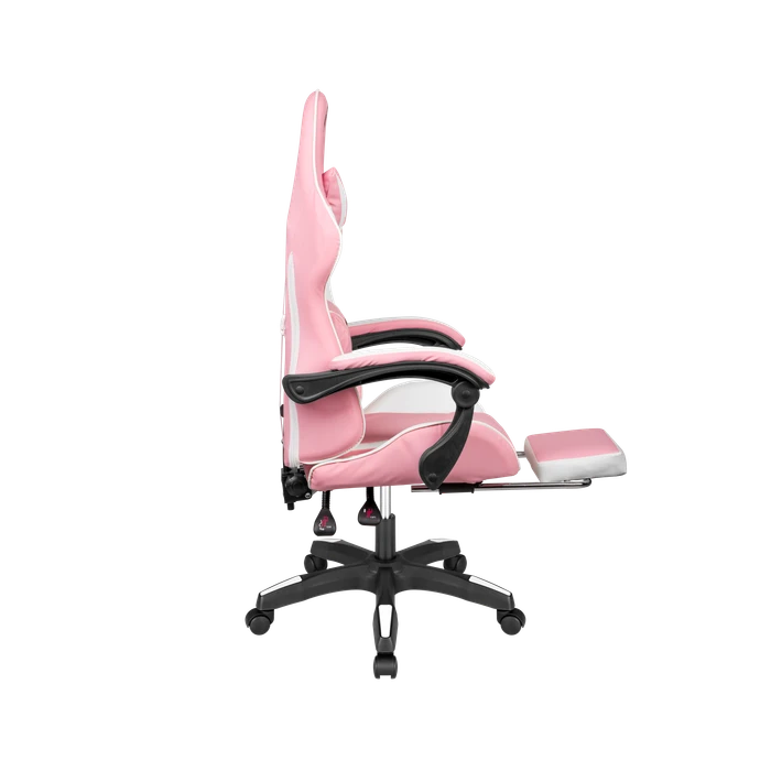 Krüger&Matz Warrior GX-150 Gamingstuhl, rosa/weiß