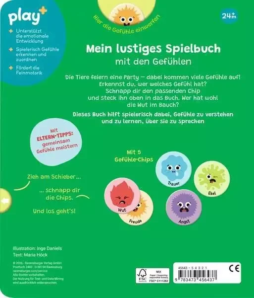 Ravensburger play+ Mein lustiges Spielbuch Wut im Bauch