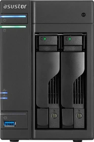 Asustor AS6202T, 2GB RAM, 2x RJ-45 1000Base-T, 3x USB-A 3.0