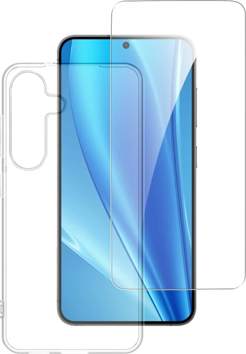 4smarts 360° Protection Set für Samsung Galaxy S25 transparent