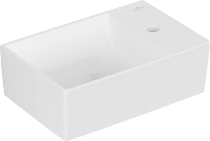 Villeroy & Boch Memento 2.0 Handwaschbecken 40x26x11cm, ohne Überlauf, stone white ceramicplus