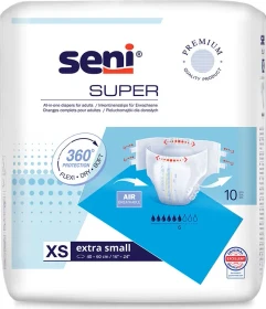 Seni Super SENI Schutzhose Größe XS, 120 Stück