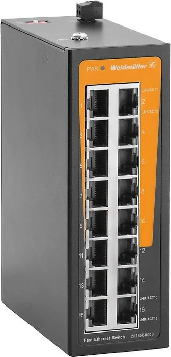 Weidmüller ELB-Series Industrial Railmount Switch, 8x RJ-45