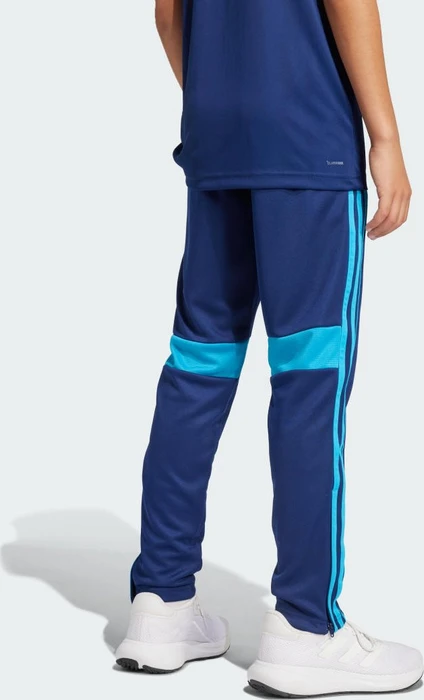 adidas Tiro 25 Essentials Trainingshose lang dark blue/shock cyan/white (Junior)