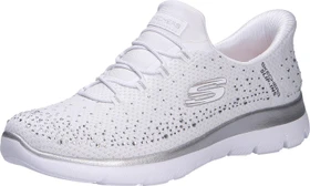 Skechers Slip-Ins: Summits - Brilliant Shine weiß/silber (Damen)