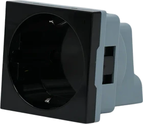 Shelly Steckdose für Wall Display Stand schwarz