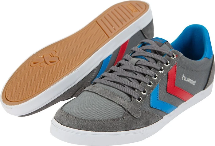 hummel Slimmer Stadil Low castle rock/red/blue (Herren)