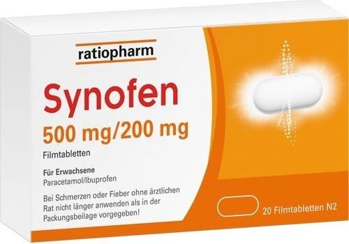 ratiopharm Synofen Filmtabletten, 20 Stück