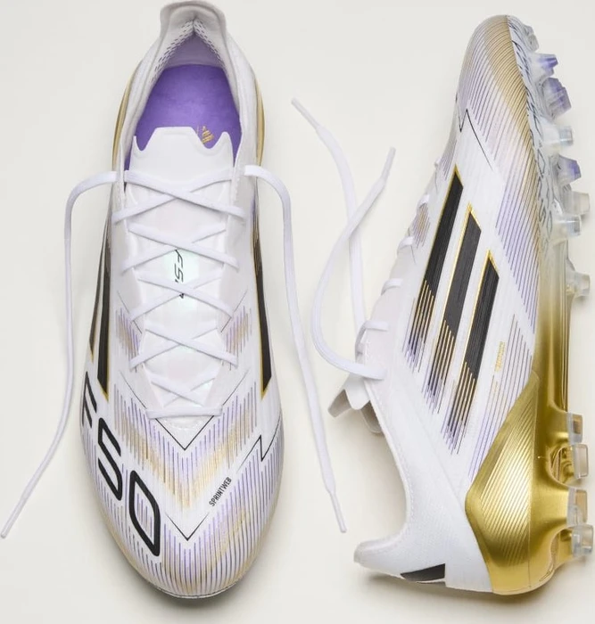 adidas F50 Elite FG cloud white/core black/gold metallic