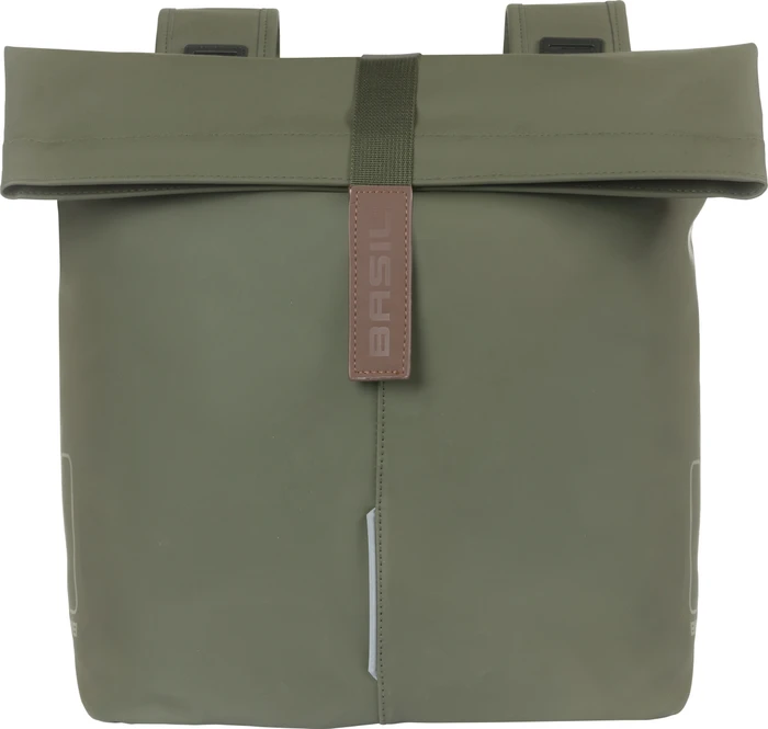 Basil City Doppeltasche Gepäcktasche moss green