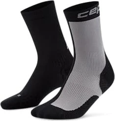 CEP Core Run Edt. Half&Half Mid Laufsocken schwarz/grau (Herren)