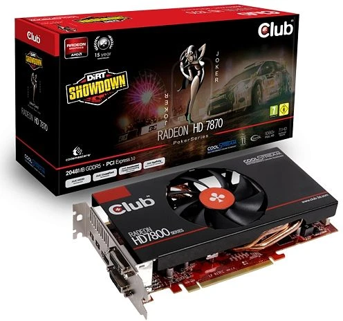 Club 3D Radeon HD 7870 GHz Edition jokerCard, 2GB GDDR5, 2x DVI, HDMI, 2x mDP