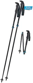 Komperdell Carbon FXP 4 Approach Vario Compact Trekkingstöcke schwarz/orange