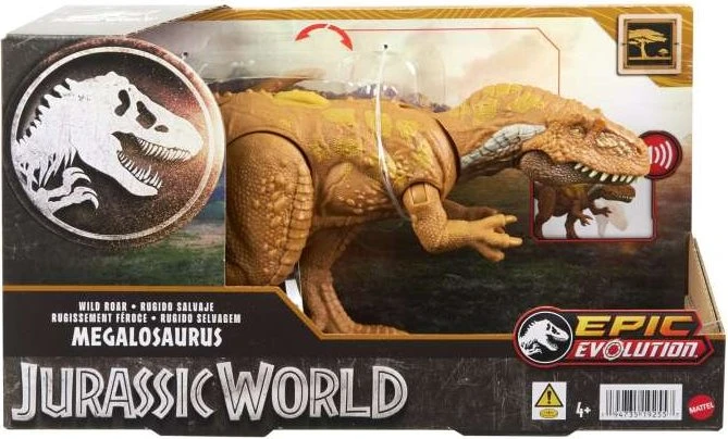 Mattel Jurassic World - Wild Roar Megalosaurus