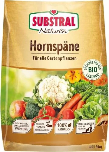 Evergreen Garden Care Substral Naturen Bio Hornspäne Dünger, 5kg