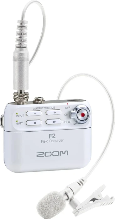 Zoom F2 weiß