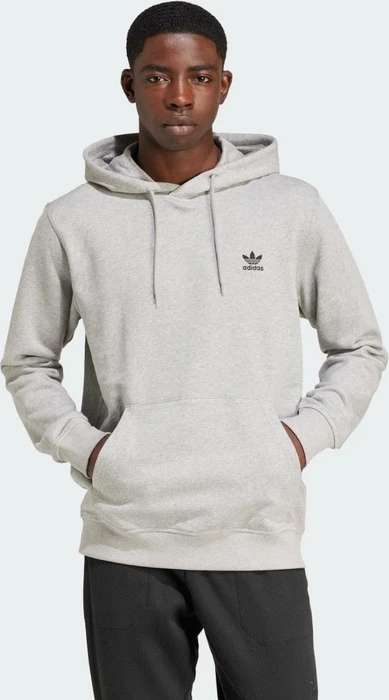 adidas Trefoil Essentials Hoodie medium grey heather (Herren)