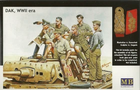 Master Box Rommel und Deutsche Panzerbesatzung WWII