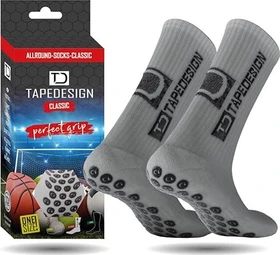 Tapedesign Allround Classic Socken hellgrau