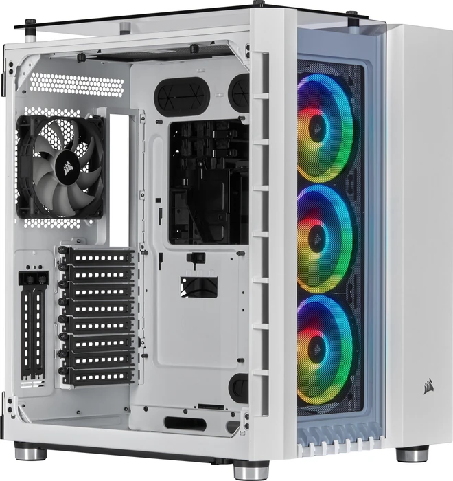 Corsair Crystal Series 680X RGB, weiß, Glasfenster