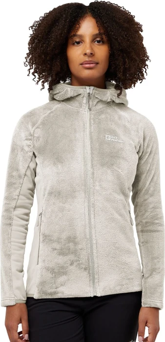Jack Wolfskin Rotwand Hooded Full-Zip Fleece Funktionsjacke pale sand (Damen)