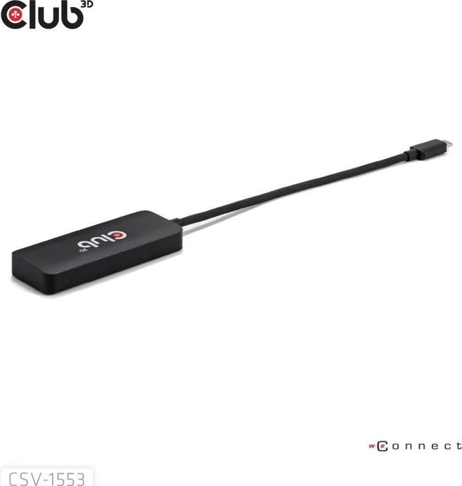 Club 3D Multi Stream Transport MST Hub, USB-C mit DisplayPort 2.1 auf 3x DisplayPort Adapter