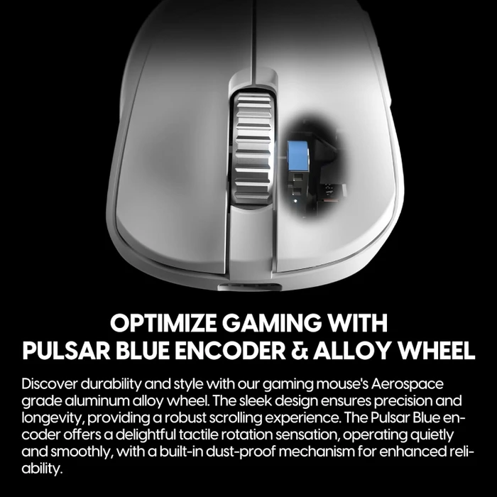 Pulsar Gaming Gears Xlite v3 eS Wireless weiß, USB