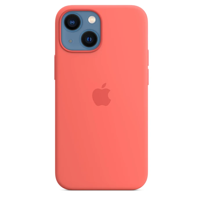 Apple Silikon Case mit MagSafe für iPhone 13 Mini pink pomelo
