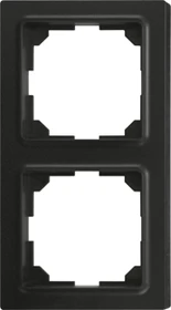 Eltako R2UE55-am 2-fach-Universalrahmen im E-Design55, anthrazit matt
