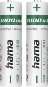 Hama Micro AAA NiMH 1000mAh, 2er-Pack