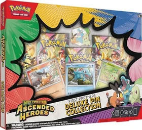 Pokémon - Mega-Entwicklung Erhabene Helden Erste Partner Deluxe-Pin-Kollektion