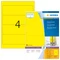 Herma Ordneretiketten, 61x192mm, gelb, matt, 100 Blatt (400 Etiketten) Vorschaubild