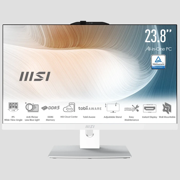 MSI Modern AM242 1M-1220EU, weiß, Core 5 120U, 8GB RAM, 512GB SSD