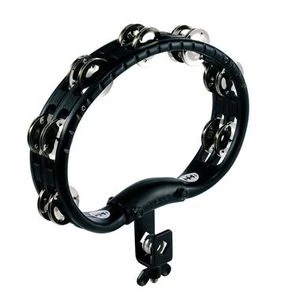 Meinl Mountable Traditional ABS Tambourine Steel Black