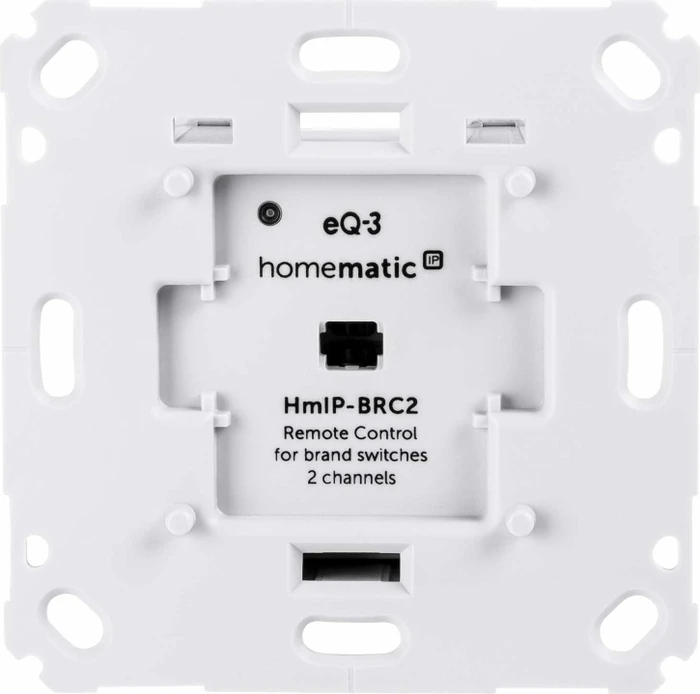 eQ-3 Homematic IP Wandtaster für Markenschalter, 2-fach