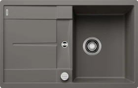 Blanco Metra 45 S-F Einbau Becken reversibel mit Ablauffernbedienung vulkangrau