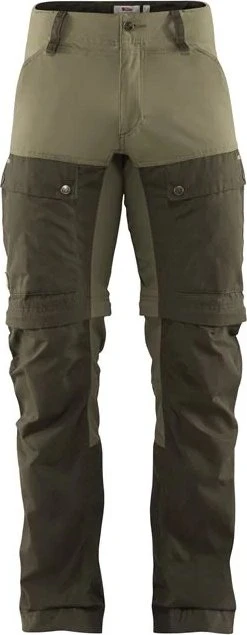 Fjällräven Keb Gaiter Zip-Off Hose lang deep forest/laurel green (Herren)