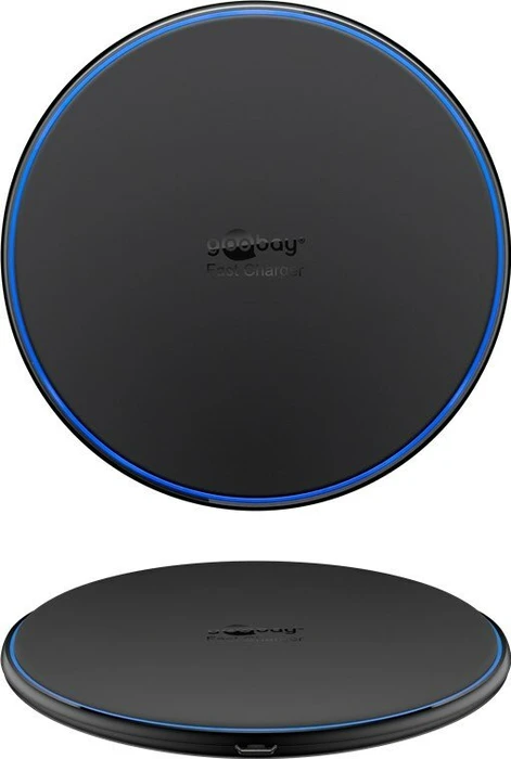 Wentronic Goobay kabelloses Schnellladegerät 10 W schwarz