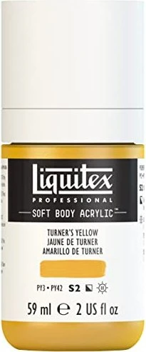Liquitex Professional Soft Body Acrylic turner's yellow, 59ml