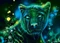 Schmidt Spiele Neon Blau-grüner Panther Vorschaubild