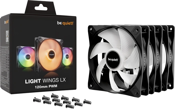 be quiet! Light Wings LX PWM, 120mm, 3er-Pack