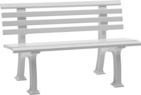 Blome Ibiza Gartenbank 2-Sitzer weiß